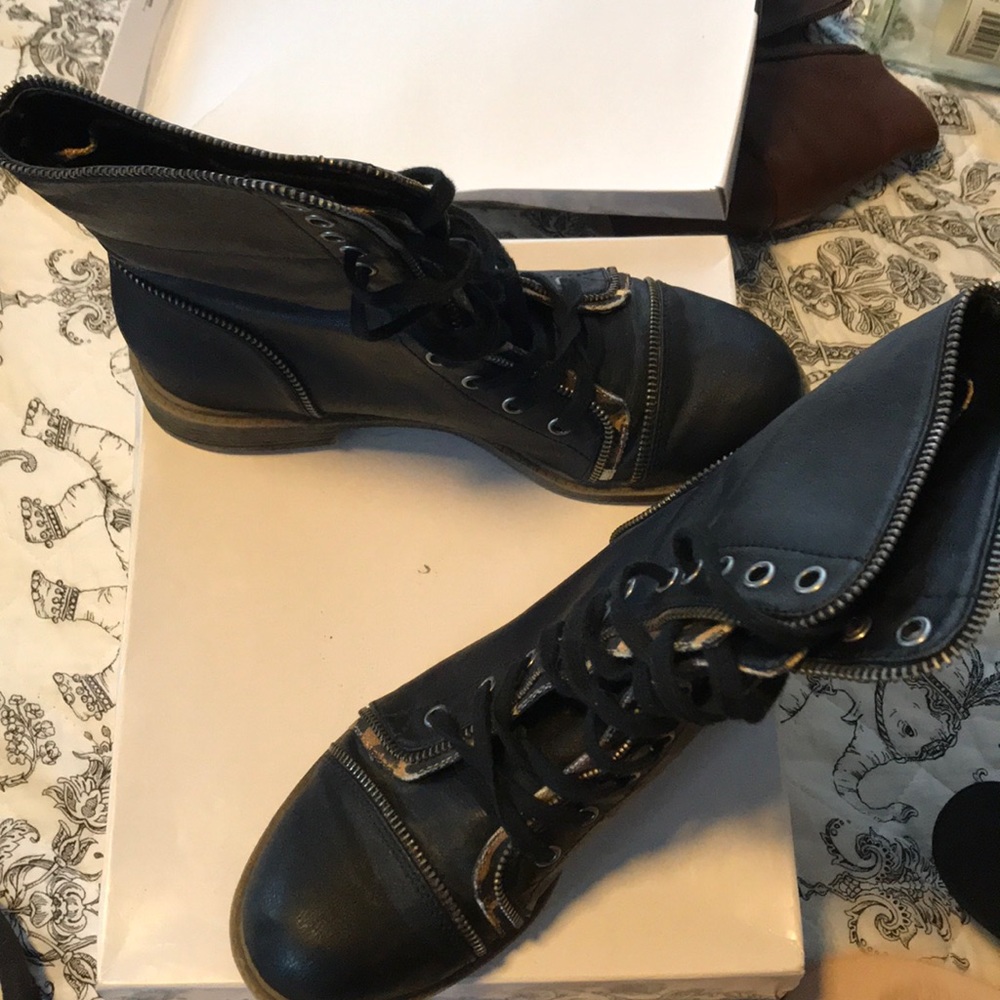 Kensie girl black ankle boots